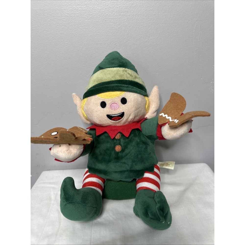 Dan Dee Plush‎ Christmas Elf Gingerbread Man Stuffed Animal 12" Elf